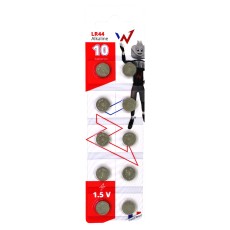 Buttoncell Lithium Wonder LR44 1.5V Pcs. 10