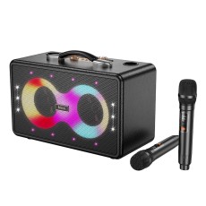 Wireless Speaker Hoco HA8 Ave 40W BT V5.4 TF CARD AUX USB 3000mAh with 2 Wireless Microphones
