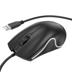 Wired Gaming Mouse Hoco GM19 Enjoy 3 Buttons with Lighting 1000 DPI Black