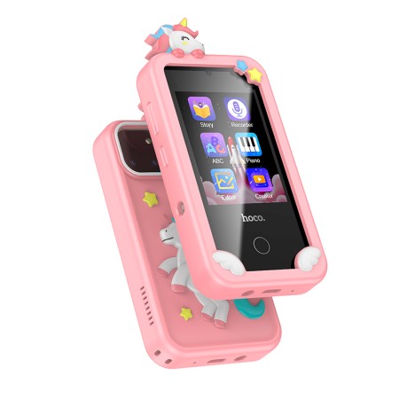 Hoco Y103 Children Phone 2.8"  1000mAh with Camera and Games Pink