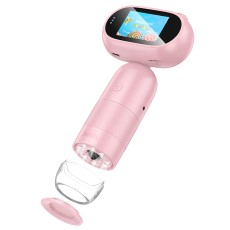 Hoco DV206 Kids Microscope 2.0" IPS Display 8 LED lights 800mAh Pink