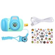 Hoco DV201 Dual Lens Kids Camera 2.4" IPS HD Screen 600mAh Support Memory Card up to 32G Blue