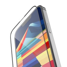 Tempered Glass Hoco A12 Plus Nano 3D Full Screen Edges Protection 9H for Apple iPhone 15 Plus / 16 Plus