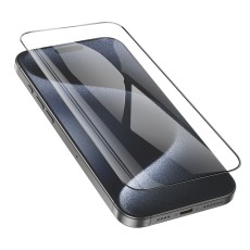 Tempered Glass Hoco Premium Series G14 0.33mm Full Screen Edges Protection HD 3D for Apple iPhone 16 Pro Set 10pc