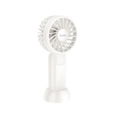 Hoco HX60 Nimble Portable Handheld Fan 1200mAh 3 Airflow Speeds White