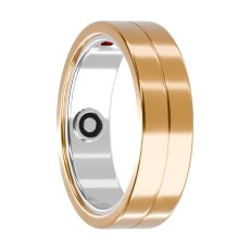 Smart Ring Maxcom mRing MR100 No.13 (Inside Diameter 22.5mm) IP68 with Heart Rate and Sleep Monitoring Gold