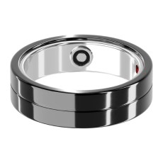 Smart Ring Maxcom mRing MR100 No.12 (Inside Diameter 22mm) IP68 with Heart Rate and Sleep Monitoring Black
