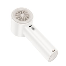 Hoco HX64 Hurricane Portable Handheld Fan Ultra Quiet 3600mAh 5 Airflow Speeds with Digital Display White