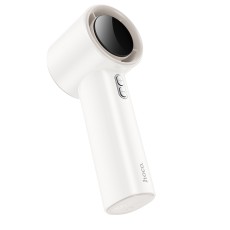 Hoco HX64 Hurricane Portable Handheld Fan Ultra Quiet 3600mAh 5 Airflow Speeds with Digital Display White