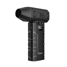 Hoco HX67 Force Recheargable Portable Handheld Ultra High Speed Fan 3000mAh 80.000Rpm Airflow Speed Black
