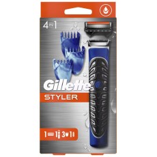 Styler 4-in-1 Gillette for Trim, Shave, Edge, Body with 3 Accessories + Razor Accessory Waterproof