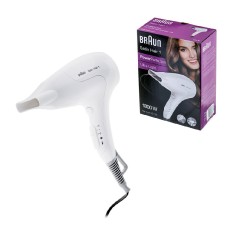 Hair Dryer Braun HD180 Satin Hair 1 Style & Go 1800W 2 Heating Levels White
