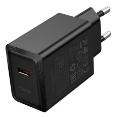 Travel Charger Hoco N70 Nuevo Single Port GaN PD30W USB-C 5V 3.0A Black