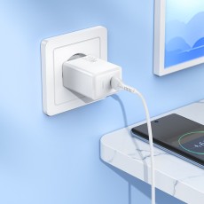 Travel Charger Hoco N68 Nuevo Single Port PD20W USB-C 5V 3.0A White