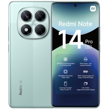 Xiaomi Redmi Note 14 Pro 5G Dual Sim 6.67" 12GB/512GB NFC Coral Green