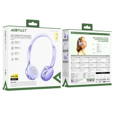 Wireless Headphone Stereo Acefast H8 500mAh v5.4 ANC with Microphone Purple