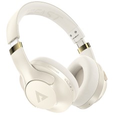 Wireless Foldable Headphones Stereo Acefast H4 500mAh v5.3 ANC AUX USB-C IPX4 Beige