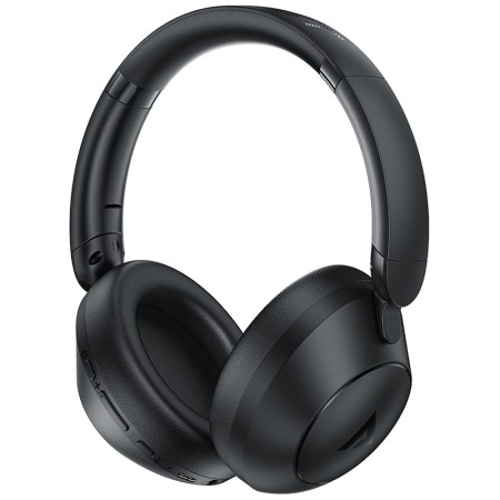 Wireless Foldable Headphones Stereo Acefast H3 500mAh v5.3 80h Talk Time ANC AUX USB-C IPX4 Black