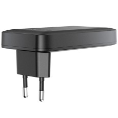 Travel Charger Acefast A100 Angled Ultra Thin Fast Charging 2xUSB-C 1xUSB-A PD65W QC3.0 GaN Black