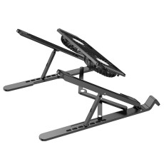 Laptop Cooler Hoco DH17 Black with 2 Fans and Lighting for Laptops up to 17.3"