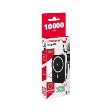 Power Bank Wonder WX10DMAG Lightweight 10000mAh with 2xUSB-C Output and MagSafe Wireless Charging Black