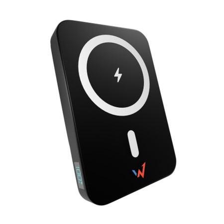 Power Bank Wonder WX10DMAG Lightweight 10000mAh with 2xUSB-C Output and MagSafe Wireless Charging Black