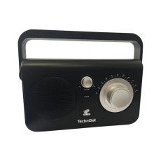 Portable Radio Technisat CLASSIC 100 1W with 3.5mm Headphone Jack and Power Cable Black