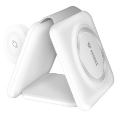 Wireless Foldable Charger Pad for Apple Devices Yenkee YAC 5330 3-in-1 15W White