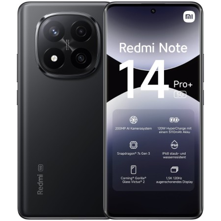 Xiaomi Redmi Note 14 Pro+ 5G Dual Sim 6.67" 8GB/256GB NFC IP68 Midnight Black