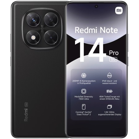 Xiaomi Redmi Note 14 Pro 5G Dual Sim 6.67" 8GB/256GB NFC IP68 Midnight Black
