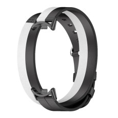 Watchband Xiaomi Leather Double Strap for Smart Band 8 / Smart Band 9 Black and White BHR7311GL