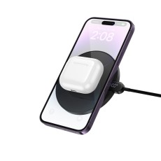 Charger Hoco CW62 Peak PD15W Ultra-thin with LED Digital Real-Time Display 1.2m Black