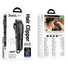 Rechargeable Hair Clipper Hoco HP24 2000mAh 7500 Rpm with Adjustment Lock Lever and 4 Combs