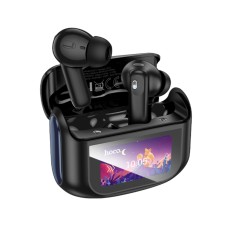 Wireless Hands Free Hoco EQ21 Sandy v5.4 with Active Noise Cancellation and ENC 400mAh 7h Talk Time Midnight Black