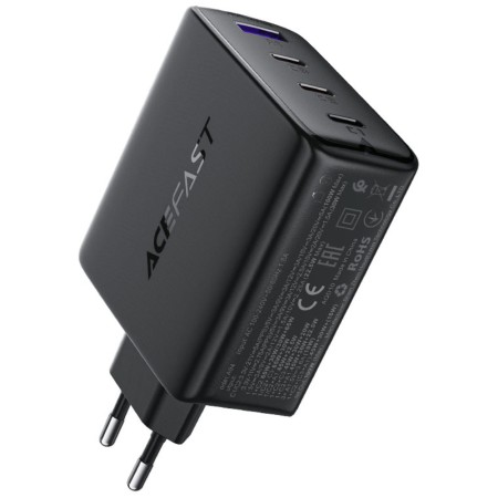 Travel Charger Acefast A94 Fast Charging 3xUSB-C + 1xUSB-A PD100W GaN Black