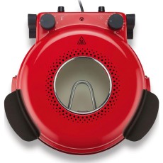 Electric Pizza Oven Smarton PO 300 with Temperature and Timer Control and Audible Timer Signal Red