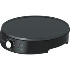 Crepe/Pancake Maker Smarton CM 300 1200W with Adjustable Temperature Non-stick Surface 30cm and Wooden Tools Black