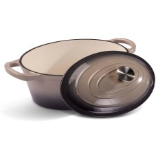 Oval Enamel Pot 28x11.2cm 3.5lt Lamart IRON LT1305