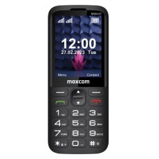 Maxcom MM445 4G (Dual Sim) 2.8" with Dock Station, Large Buttons, FM Radio, Torch and Emergency Button Black