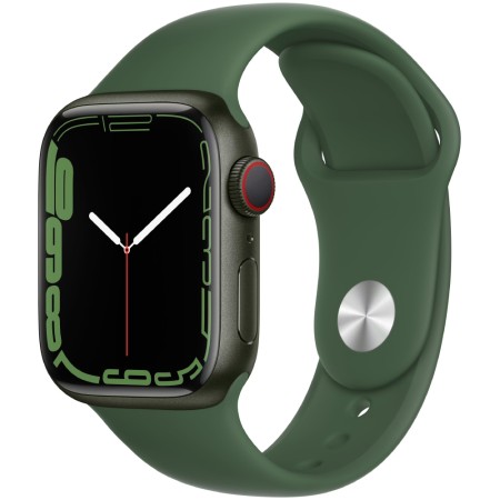 Apple Watch Series 7 Aluminum 41mm GPS eSim NFC IP6X Aluminum Case Green MKHT3FD/A