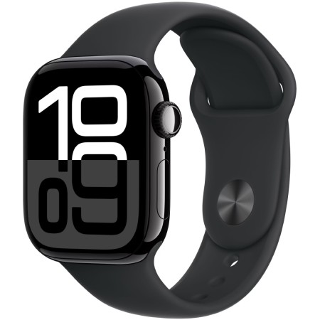 Apple Watch Series 10 Aluminum 46mm GPS eSim NFC IP6X  Aluminum Case Jet Black with Sport Band Black MWWP3QF/A