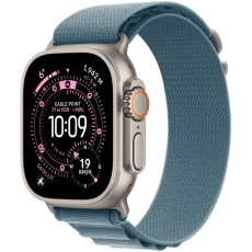 Apple Watch Ultra 3 49mm GPS eSIM NFC IP6X Titanium Case με Black Alpine Loop MF0V4QC/A