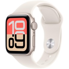 Apple Watch SE 3 (2025) Aluminum 40mm GPS eSim NFC 5 ATM Aluminum Case Starlight με Sport Band Starlight MEP74WF/A