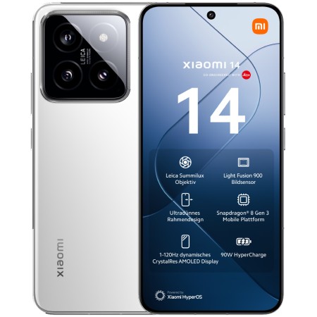 Xiaomi 14 5G Dual Sim 6.36" 12GB/512GB NFC IP68 White