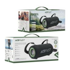 Wireless Speaker Acefast K2 Air v5.3 TWS 40W 4400mAh USB and RGB Lighting Black