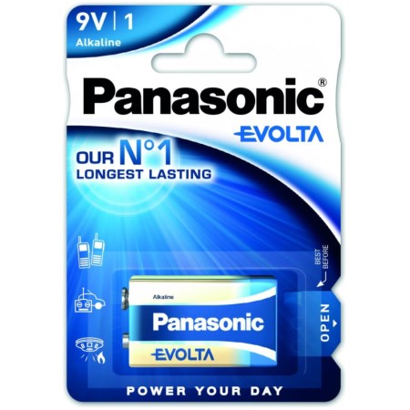 Battery Panasonic Panasonic Evolta 6LR61EGE 9V Pcs. 1