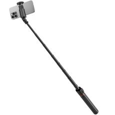 Four-Leg Holder and Selfie Stick Acefast E31 for Devices 4.5"-7.0" Extendable up to 1.77m with Remote Control Black