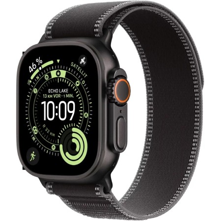 Apple Watch Ultra 3 49mm GPS eSIM NFC IP6X Titanium Case Black with Charcoal Trail Loop MF1D4QF/A