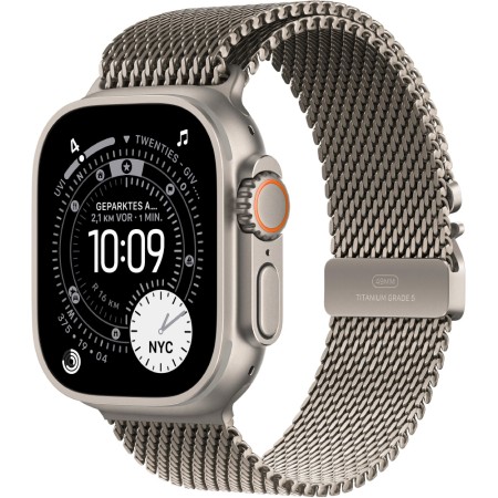 Apple Watch Ultra 3 49mm GPS eSIM NFC IP6X Titanium Case Natural with Natural Titanium Milanese Loop