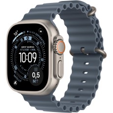 Apple Watch Ultra 3 49mm GPS eSIM NFC IP6X Natural Titanium Case with Anchor Blue Ocean Band